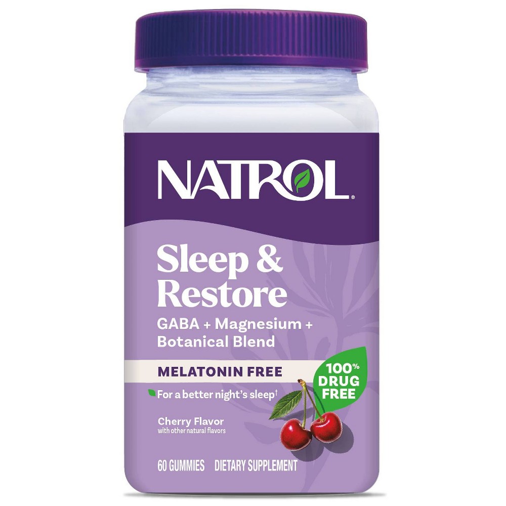 Natrol Non-Melatonin Sleep & Restore Gummies - Tart Cherry - 60ct Vitamins & Supplements Pasteur Pharmacy