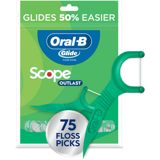 Oral-B Complete Glide + Scope Outlast Mint Dental Floss Picks Oral Care Pasteur Pharmacy