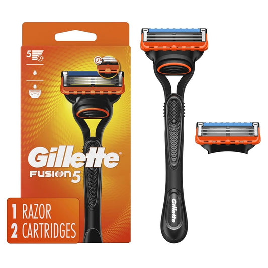 Gillette New) Fusion 5 Men's Razor Blade Refills - 2 Razors Blades Razor Blades Pasteur Pharmacy