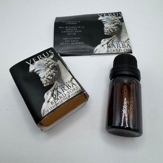 Los Jabones de Joserra Beard Soap & Oil Travel Kit 3.5oz Pasteur Pharmacy