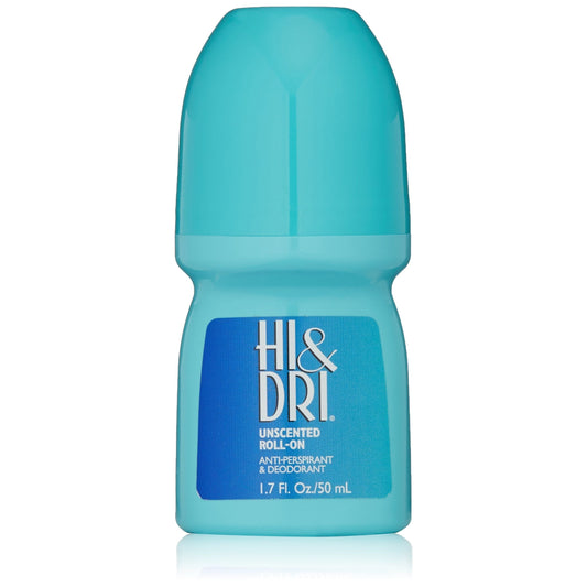 Hi & Dri Roll On Unscented Health & Beauty Pasteur Pharmacy