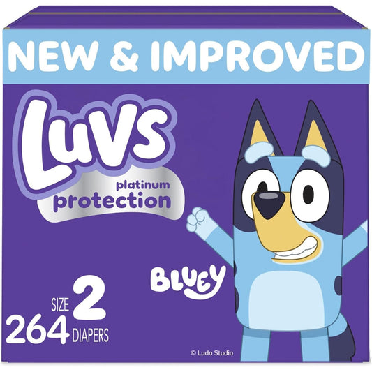 Luvs Pro Level Leak Protection Diapers Size 2, 264 Ct Diapers Pasteur Pharmacy