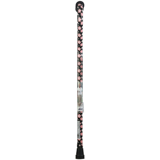 Drive Medical Foam Grip Offset Handle Walking Cane, Pink Floral Canes & Walking Sticks Pasteur Pharmacy