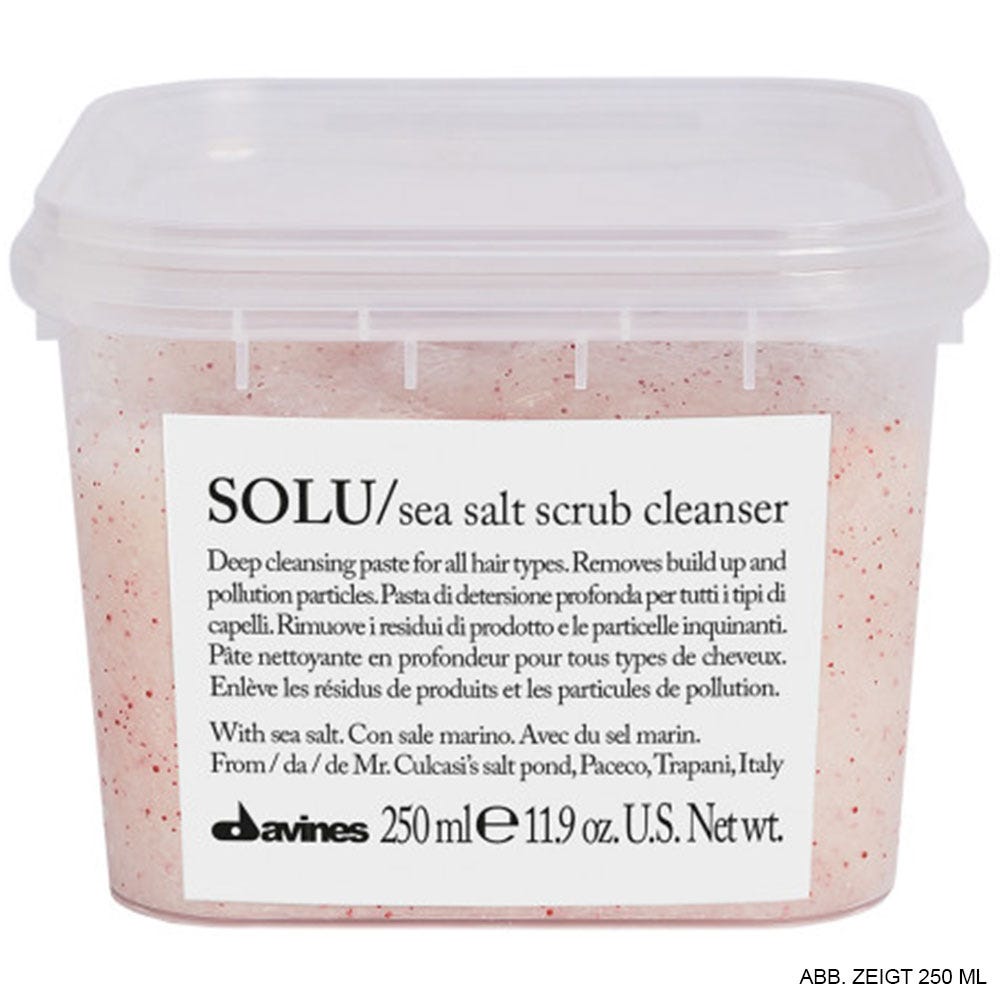 Davines Essential Haircare Solu Sea Salt Scrub Cleanser 250 Ml Scrubs Pasteur Pharmacy