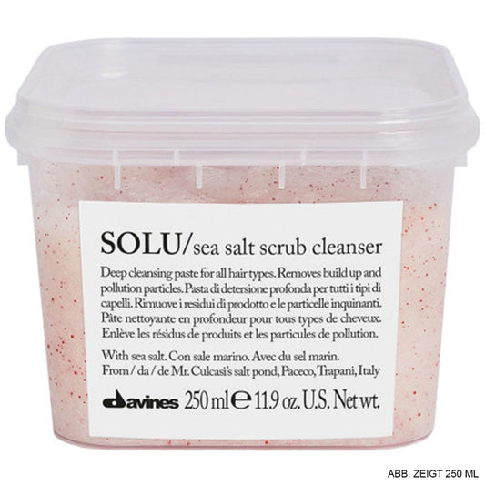 Davines Essential Haircare Solu Sea Salt Scrub Cleanser 250 Ml Scrubs Pasteur Pharmacy