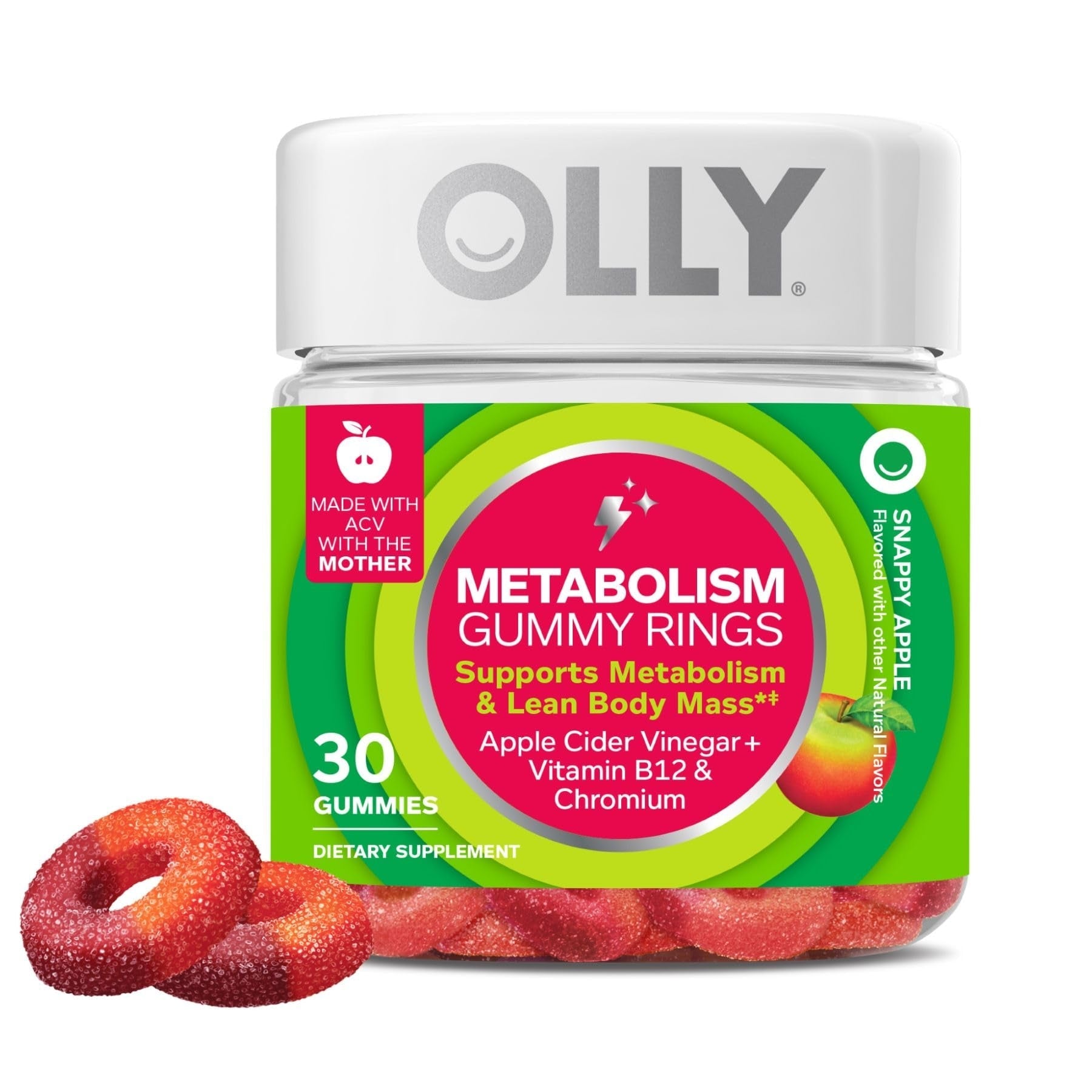 Olly Metabolism Cw 30Gmm Rng Apl Vitamins & Supplements Pasteur Pharmacy