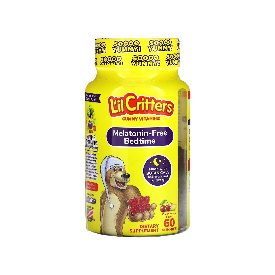 L'il Critters Melatonin-Free Bedtime Gummies - Cherry Peach Vitamins & Supplements Pasteur Pharmacy