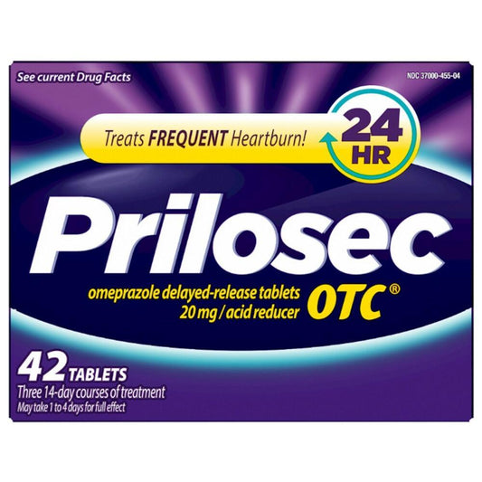 Prilosec OTC Proton-Pump Inhibitor Tablets Medicine & Drugs Pasteur Pharmacy