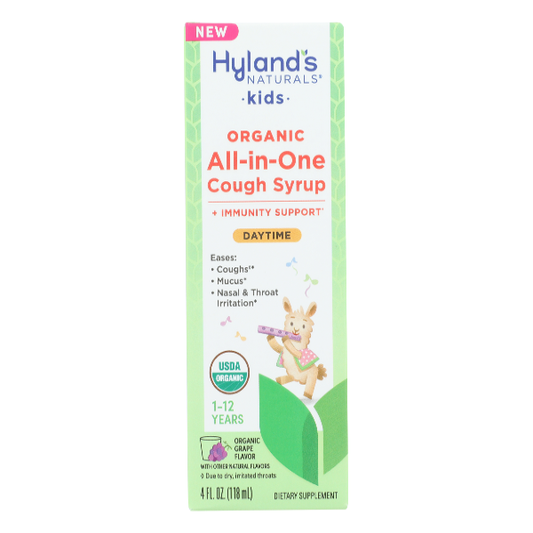 Hyland's Naturals Kids Organic All-in-One Cough Daytime Health & Beauty Pasteur Pharmacy