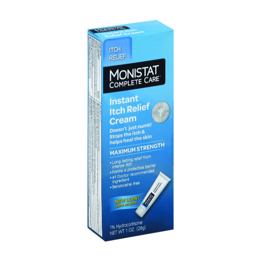 Monistat Complete Care Itch Relief Cream, Instant, Maximum Strength Health & Beauty Pasteur Pharmacy