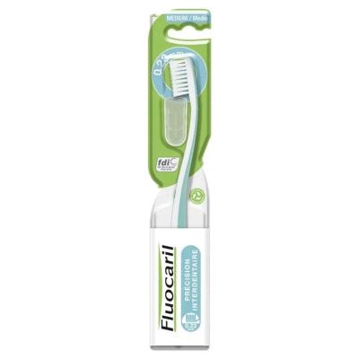 Fluocaril Interdental Precision Toothbrush Medium - Colour: Water Green Toothbrushes Pasteur Pharmacy
