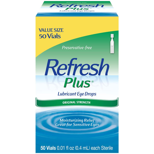 Refresh® Plus Lubricant Eye Drops – Preservative-Free Single-Use Containers (Value Size) Personal Care Pasteur Pharmacy