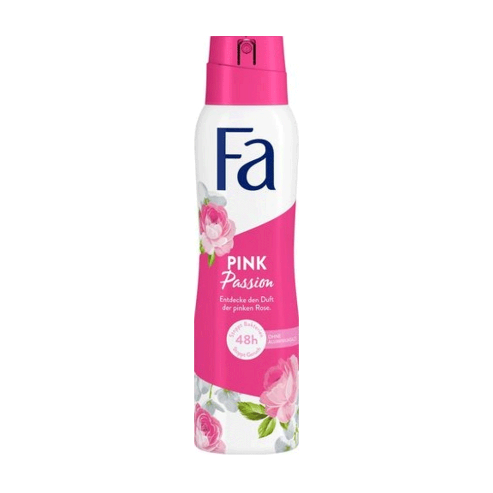Fa Deodorant Spray For Women Pink Passion 150ml Deodorant Pasteur Pharmacy