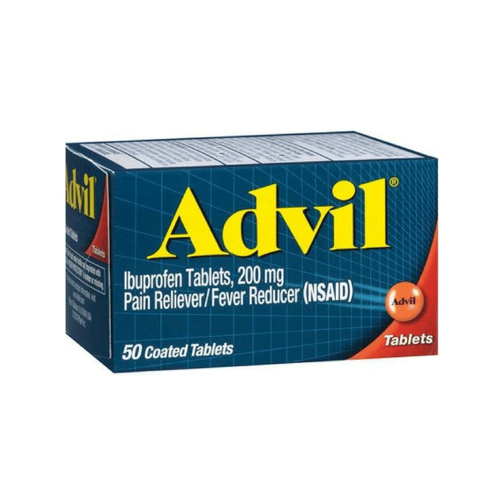 Advil Ibuprofen Pain Reliever/Fever Reducer, 200 Mg Coated Tablets Health & Beauty Pasteur Pharmacy