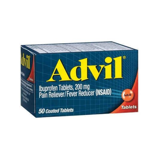 Advil Ibuprofen Pain Reliever/Fever Reducer, 200 Mg Coated Tablets Health & Beauty Pasteur Pharmacy