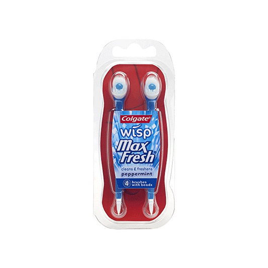 Colgate Wisp Max Fresh Brushes, With Beads, Peppermint Oral Care Pasteur Pharmacy