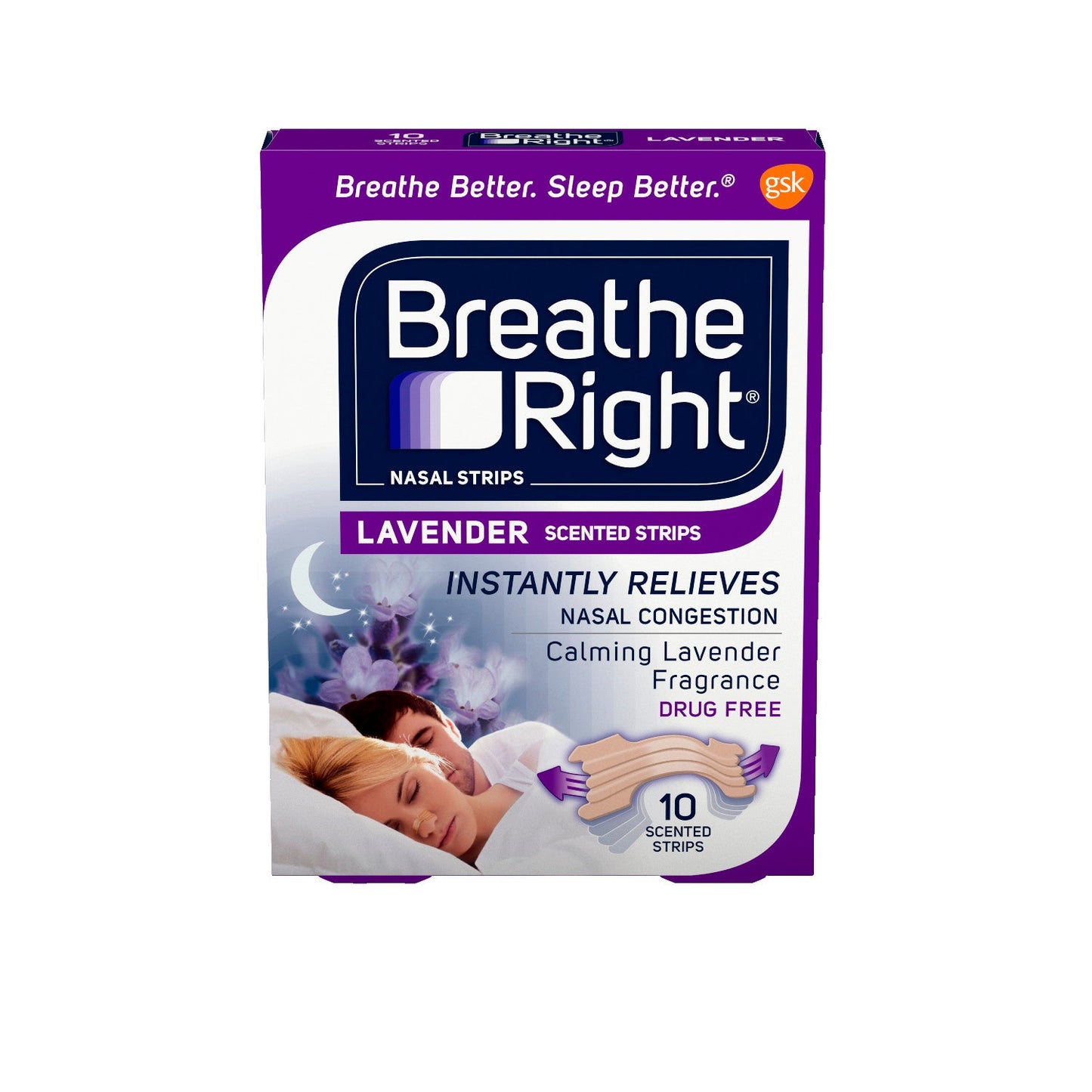 Breathe Right Nasal Strips, Lavender Scented Personal Care Pasteur Pharmacy