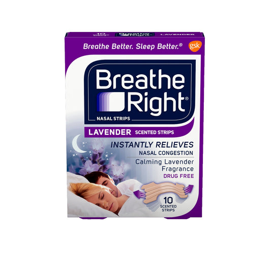 Breathe Right Nasal Strips, Lavender Scented Personal Care Pasteur Pharmacy