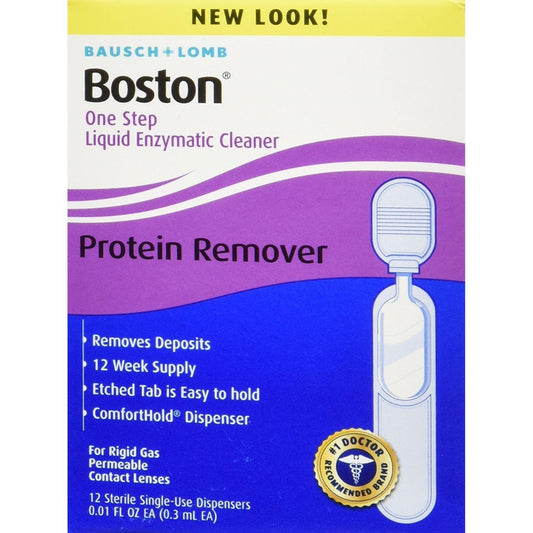 Bausch + Lomb Boston Enzymatic Cleaner, Liquid, One Step Personal Care Pasteur Pharmacy