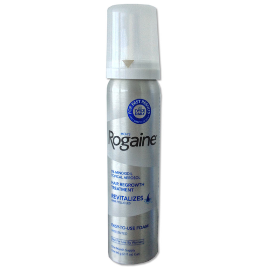 Rogaine Men’s 5% Minoxidil Topical Aerosol Hair Regrowth Treatment Foam, 3 Month Supply (Each Can 2.11 Ounce – 60 Gram) Hair Loss Treatments Pasteur Pharmacy