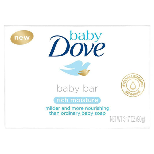 Baby Dove Soap Bar Rich Moisture, 3.17 Oz Bath & Body Pasteur Pharmacy
