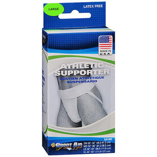 Sport Aid Athletic Supporter, 38 To 44 Inch Waist, Large Clothing Pasteur Pharmacy