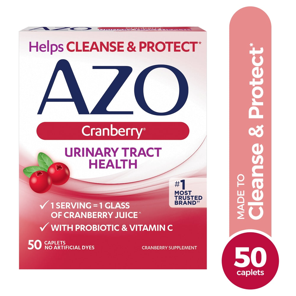 AZO Cranberry Urinary Tract Health, Dietary Supplement, Tablets Vitamins & Supplements Pasteur Pharmacy