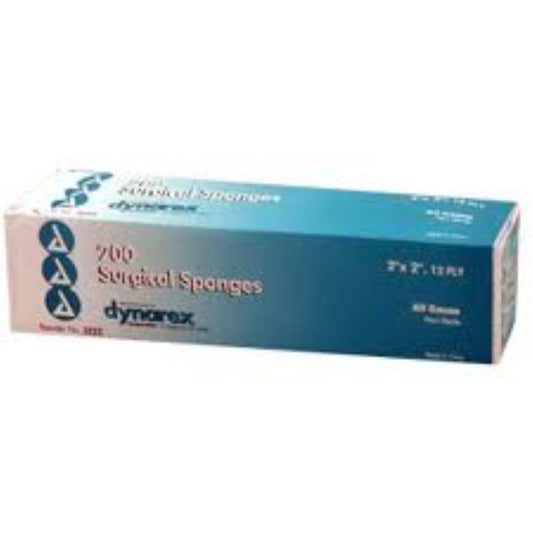 Dynarex™ Non-Sterile Gauze Sponges – 2" x 2", 12-Ply First Aid Pasteur Pharmacy