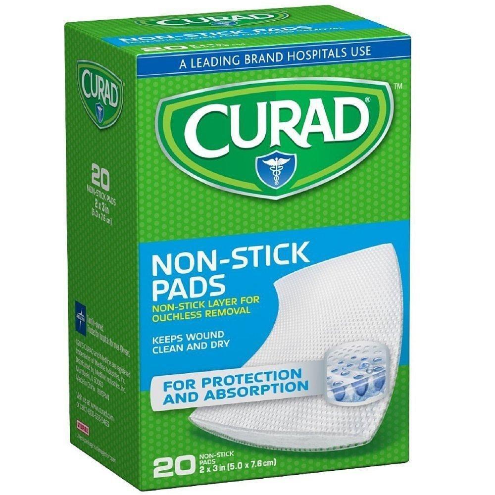 Curad Non-Stick Pads 2 X 3 In First Aid Pasteur Pharmacy