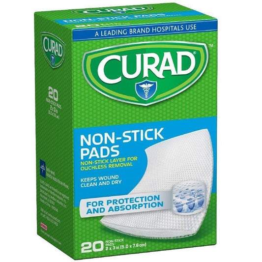 Curad Non-Stick Pads 2 X 3 In First Aid Pasteur Pharmacy