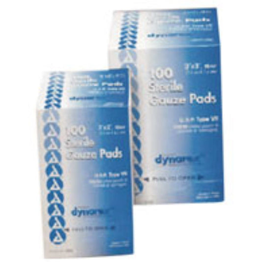 Dynarex Surgical Gauze Sponge Sterile 2's 3"x 3" 12 Ply First Aid Pasteur Pharmacy