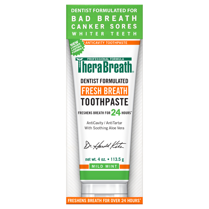 TheraBreath Mild Mint Fresh Toothpaste - 4oz Toothpaste Pasteur Pharmacy