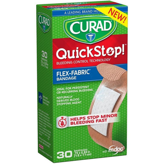 Curad QuickStop! Bandage, Flex-Fabric Medical Tape & Bandages Pasteur Pharmacy