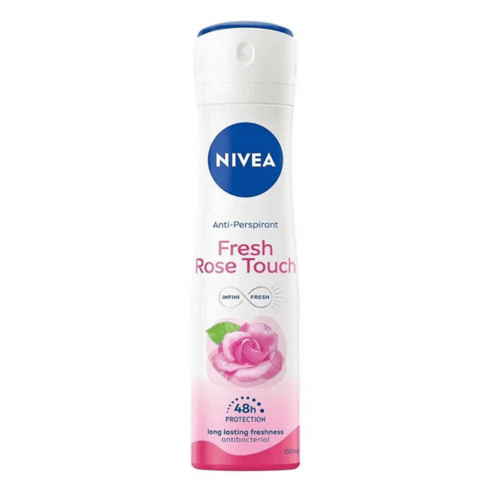 Nivea Fresh Rose Touch Antiperspirant Spray, 150 Ml Touch Table Computers Pasteur Pharmacy