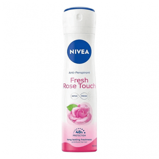 Nivea Fresh Rose Touch Antiperspirant Spray, 150 Ml Touch Table Computers Pasteur Pharmacy