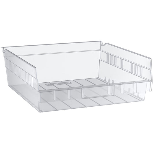 Regency Space Solutions Quantum Storage Systems Shelf Bin, Clear, Polypropylene,4 In QSB109CL Storage & Organization Pasteur Pharmacy