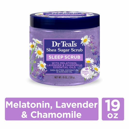 Dr Teal's Melatonin With Essential Oils Shea Sugar Scrub 19 Oz Body Scrub Pasteur Pharmacy