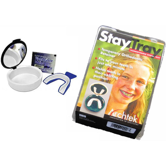 Archtek Denture Thermoformed Dental Stay Tray With Case Medicine Cabinets Pasteur Pharmacy