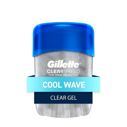 Gillette Antiperspirant Deodorant For Men, Clear Gel, Cool Wave, 0.5 Oz Deodorant Pasteur Pharmacy
