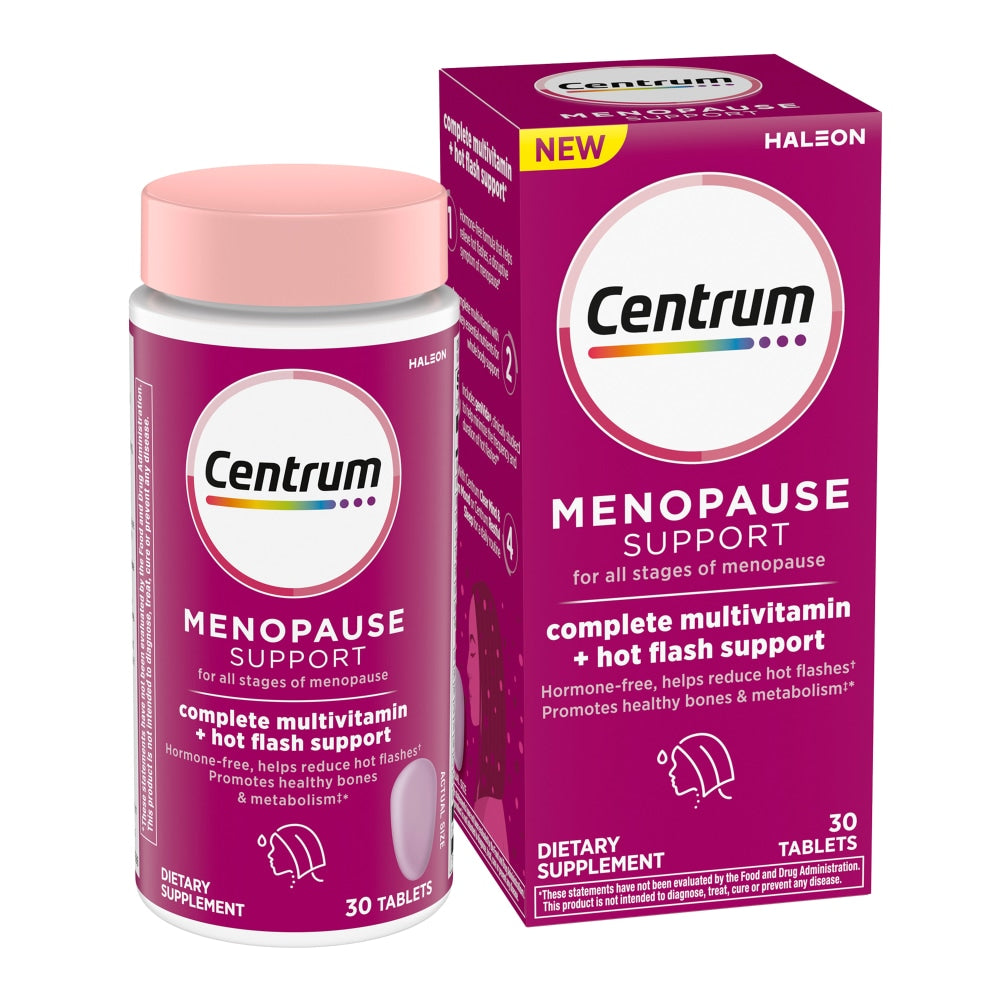 Centrum Menopause Support Complete Multivitamin Tablets (30 Count) Vitamins & Supplements Pasteur Pharmacy