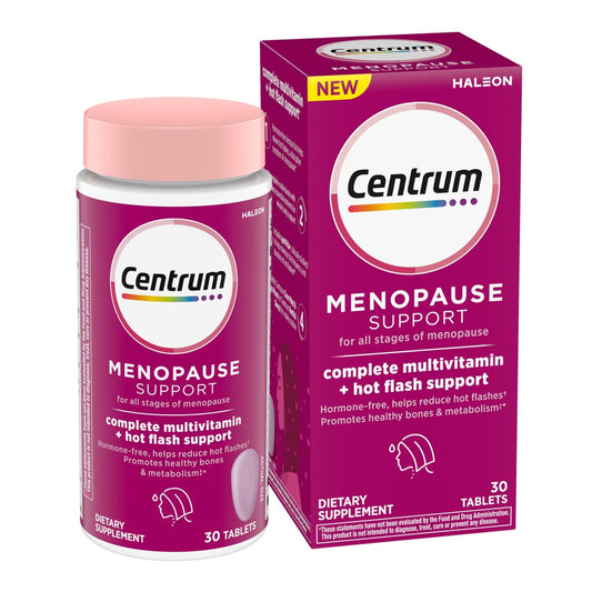 Centrum Menopause Support Complete Multivitamin Tablets (30 Count) Vitamins & Supplements Pasteur Pharmacy
