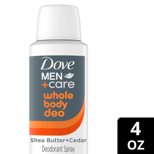 Dove Men+Care Whole Body Deodorant Spray - Aloe + Bamboo - 4 oz Deodorant Pasteur Pharmacy