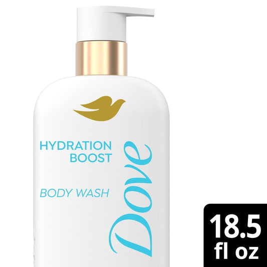 English 🫧 Dove® Hydration Boost Body Wash – For Dehydrated Skin - 18.5 Fl Oz Body Wash Pasteur Pharmacy