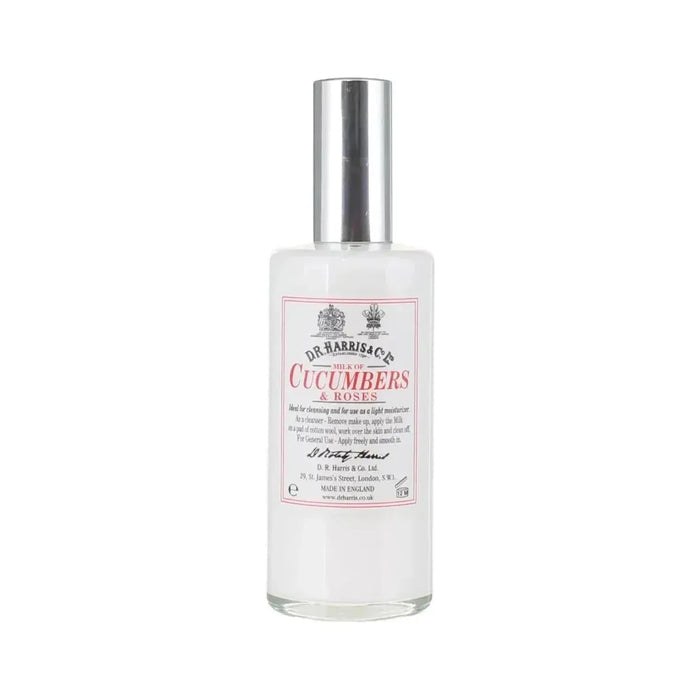 D.R. Harris & Co Milk Of Cucumber Roses Dispenser 100ml Cucumbers Pasteur Pharmacy