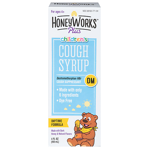 Honey Works™ Children's Cough Syrup – Daytime Formula 4 Fl Oz Personal Care Pasteur Pharmacy