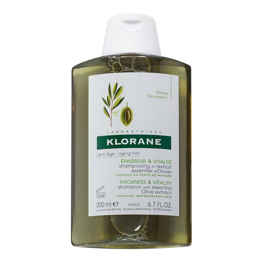 Klorane Shampoo with Essential Olive Extract, 6.7 Oz