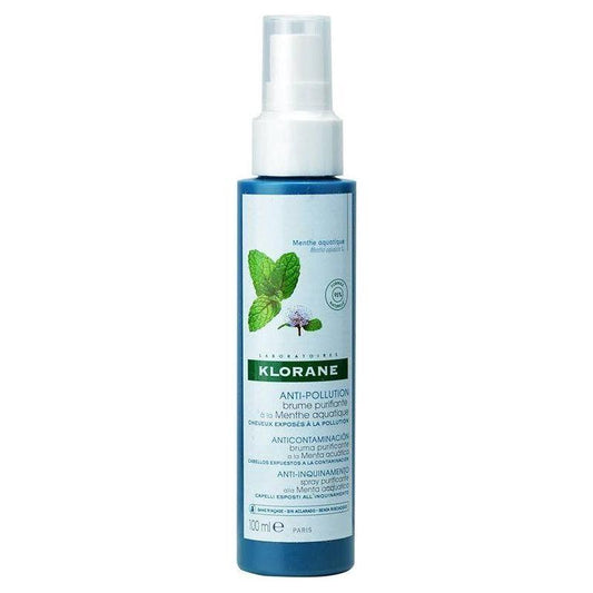 Klorane Anti-Pollution Purifying Mist With Aquatic Mint 3.3 Oz Skin Care Pasteur Pharmacy