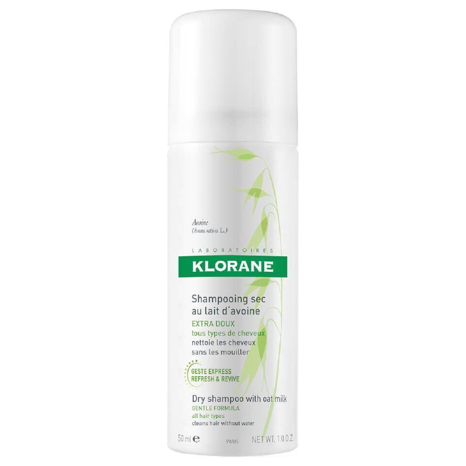 Klorane Champú seco con leche de avena, fórmula suave, 30 ml