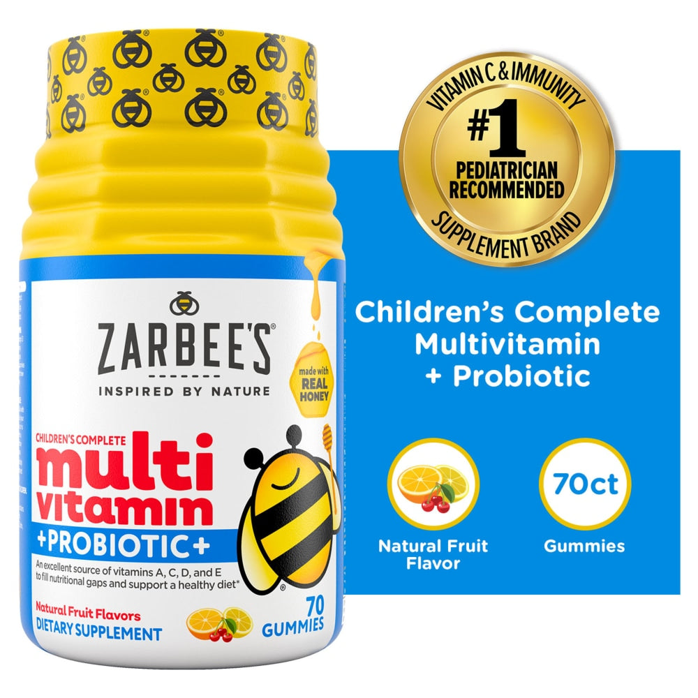 Zarbee’s® Children’s Multivitamin – 70 Gummies Vitamins & Supplements Pasteur Pharmacy