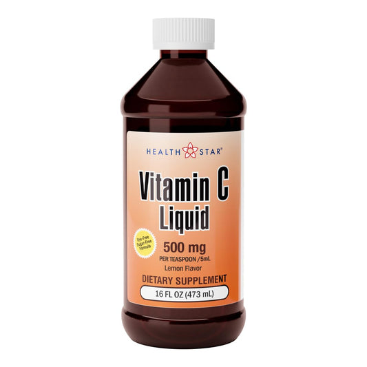 GeriCare Vitamin C Supplement 500 Mg Liquid 16 Oz Vitamins & Supplements Pasteur Pharmacy